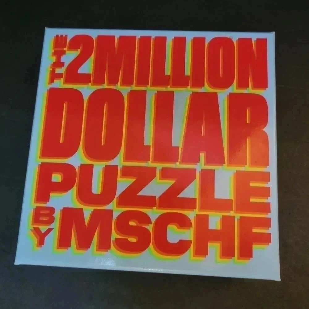 The 2 Million Dollar Puzzle by Mschf 500 pieces (counted in box)